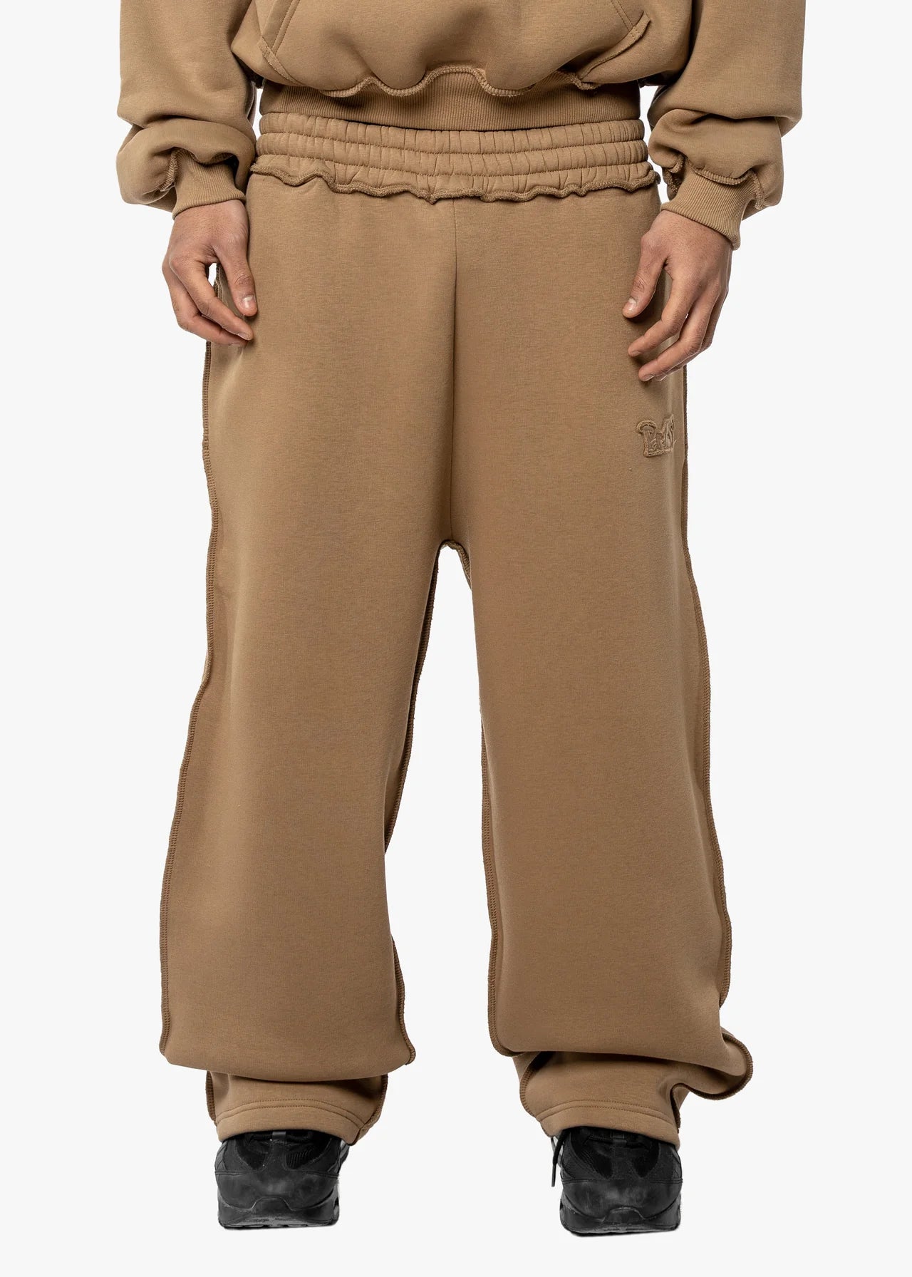 BLACK MONEY STACKS - DARK BEIGE JOGGER