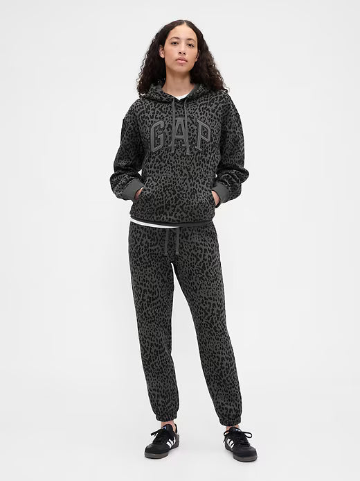 Gap Black Leopard Hoodie