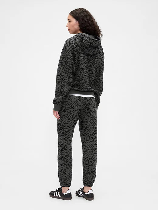 Gap Black Leopard Hoodie