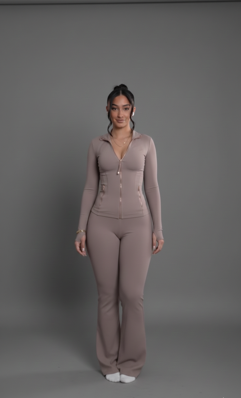 Lululemon - Zip-up flare lounge set