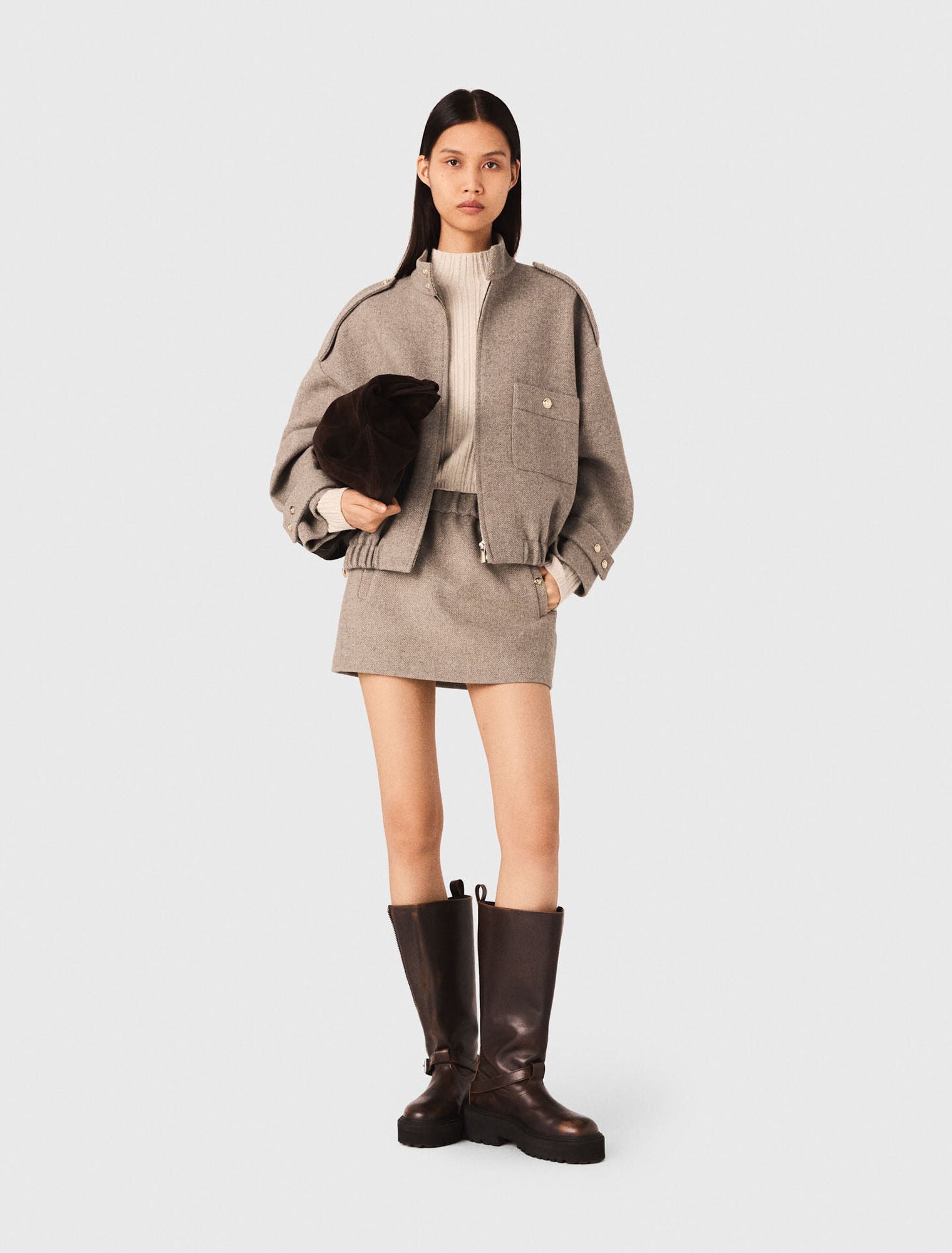 Maje Mixed Jacket