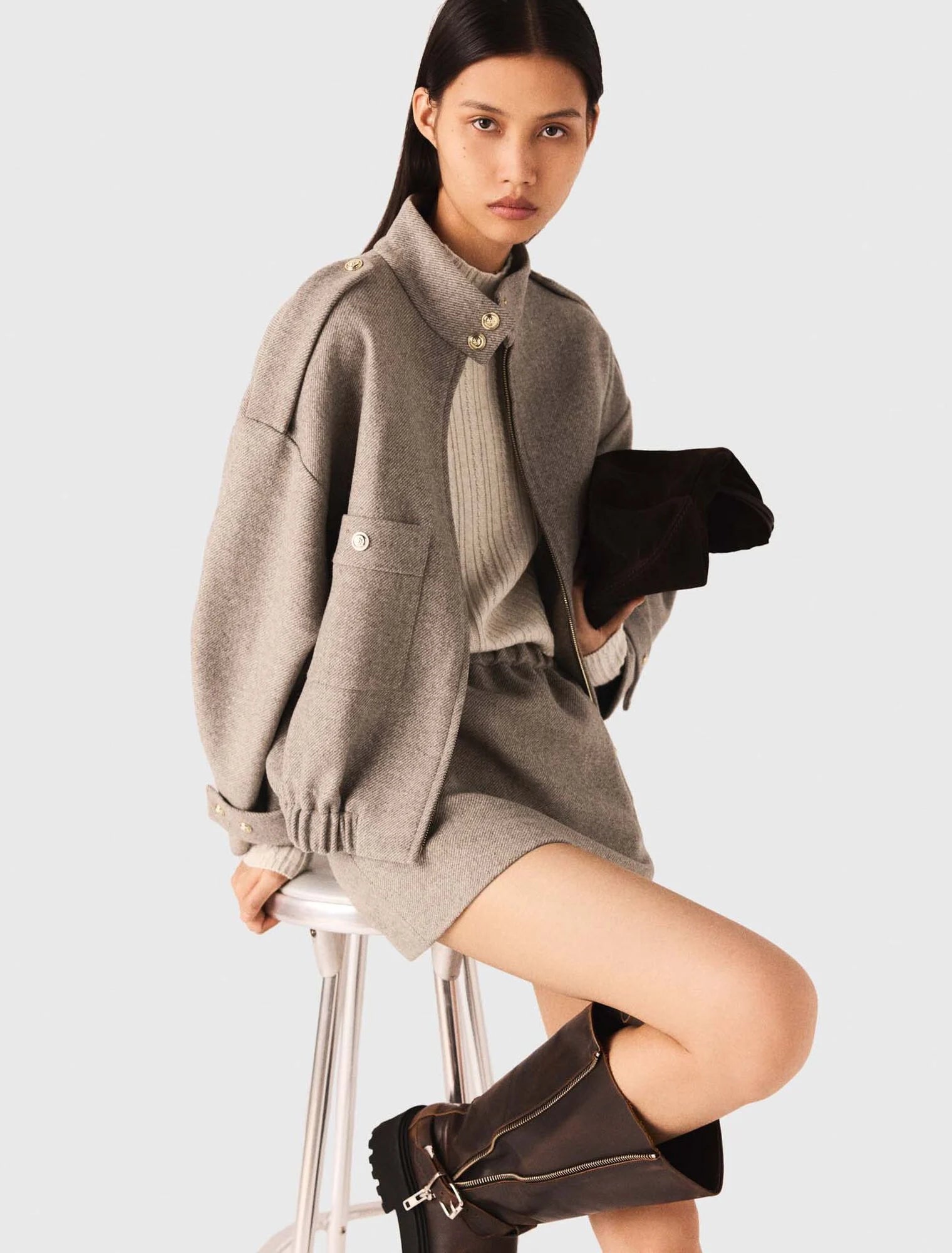 Maje Mixed Jacket