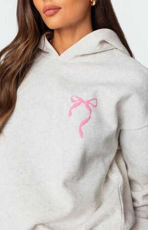 Edikted - Sasha Bow Detail Hoodie