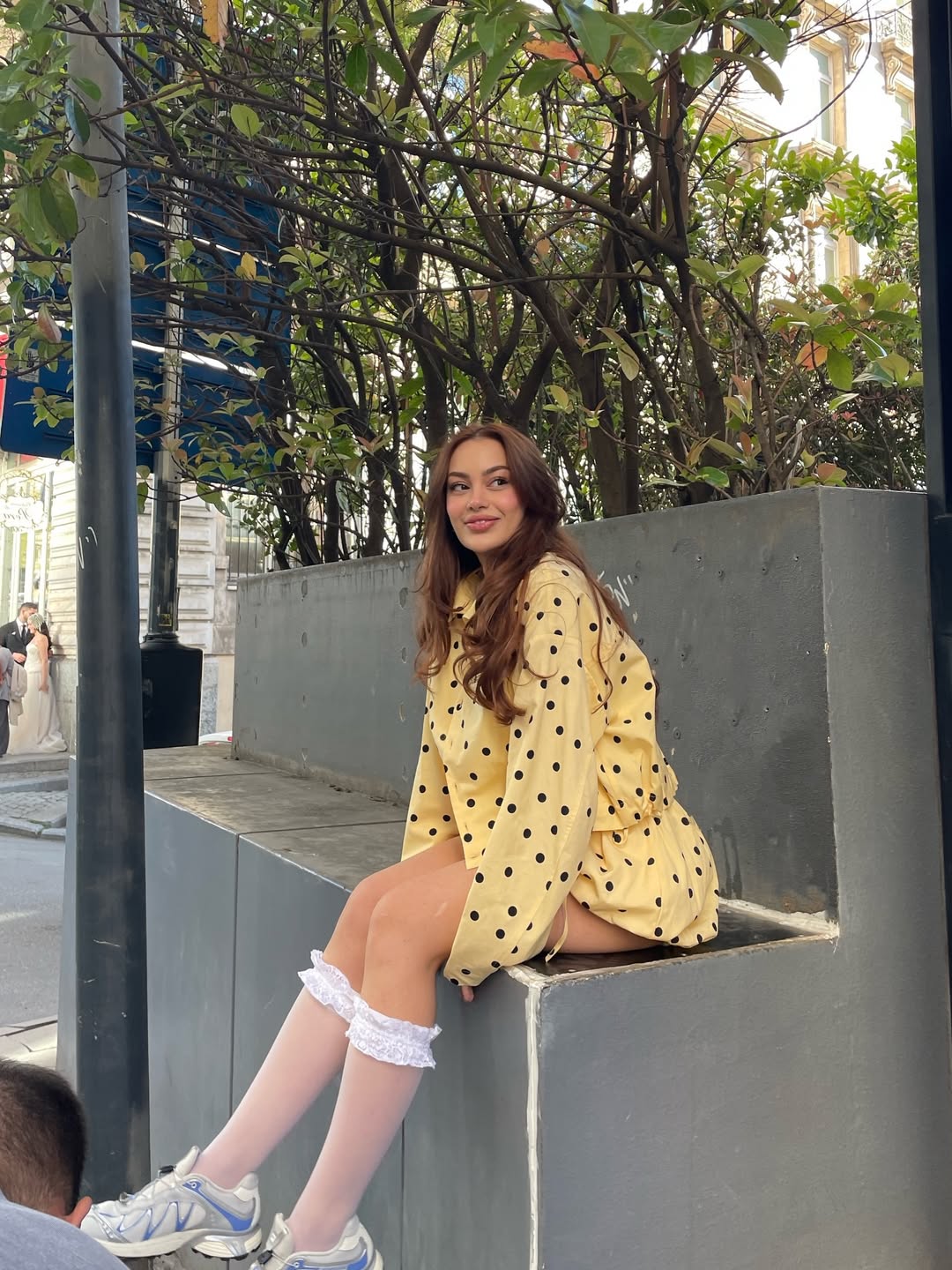 Yellow Polka Dot set