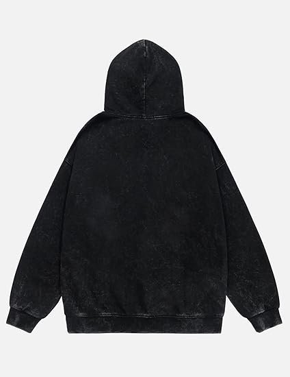 Aelfric Eden Graphic Hoodies Abstract Print Washed Hoodie