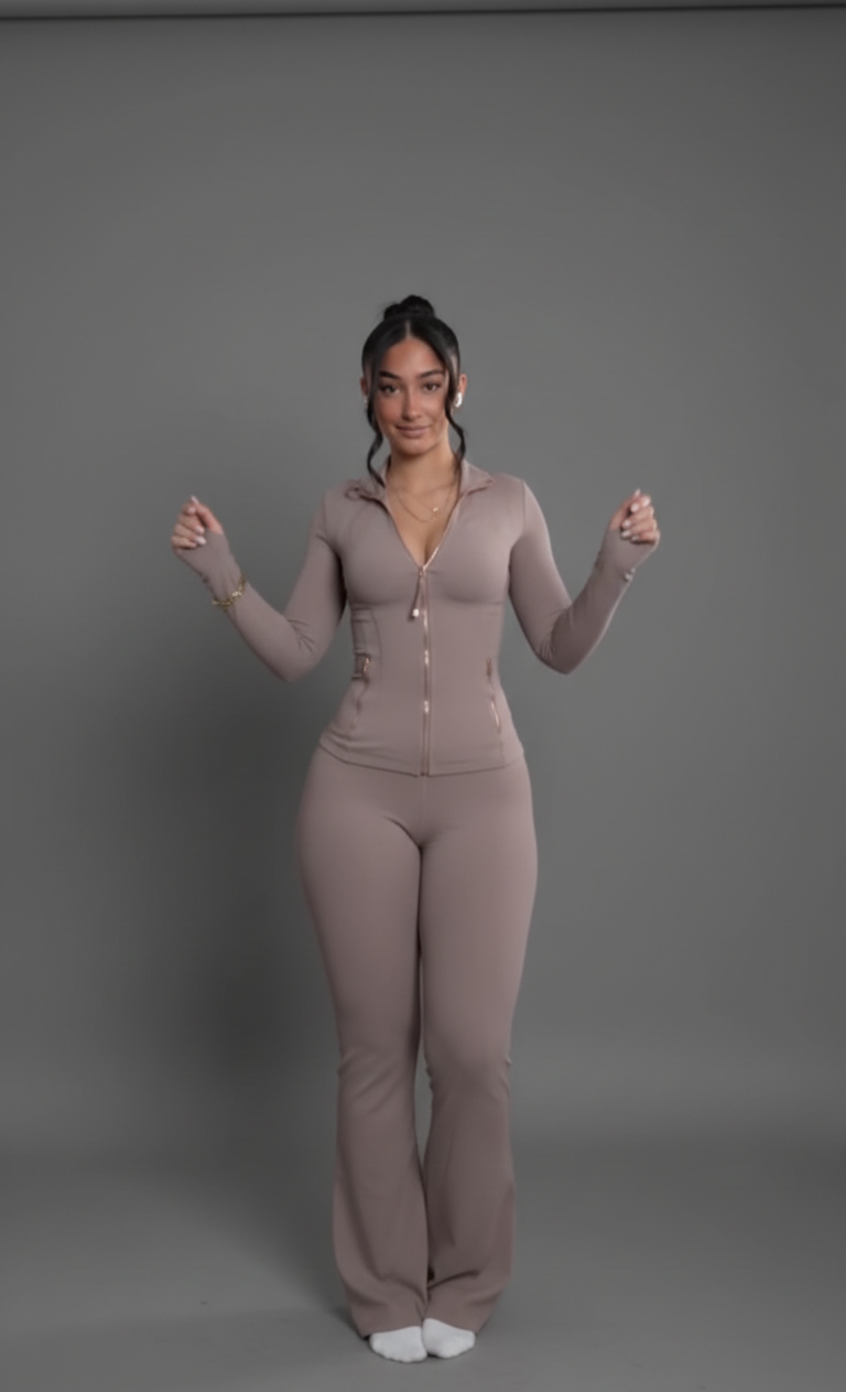 Lululemon - Zip-up flare lounge set