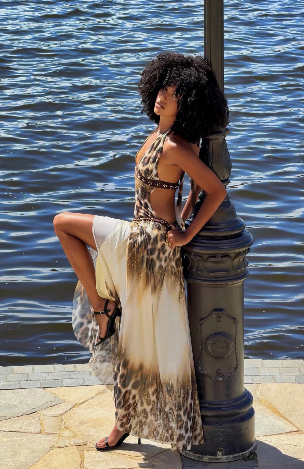White Fox - Lights Camera Action Maxi Dress Soundwave